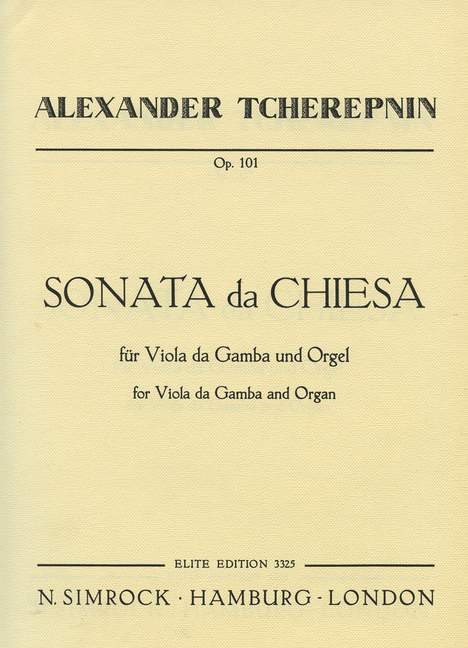 Vorderes Coverbild Sonata da chiesa op. 101 