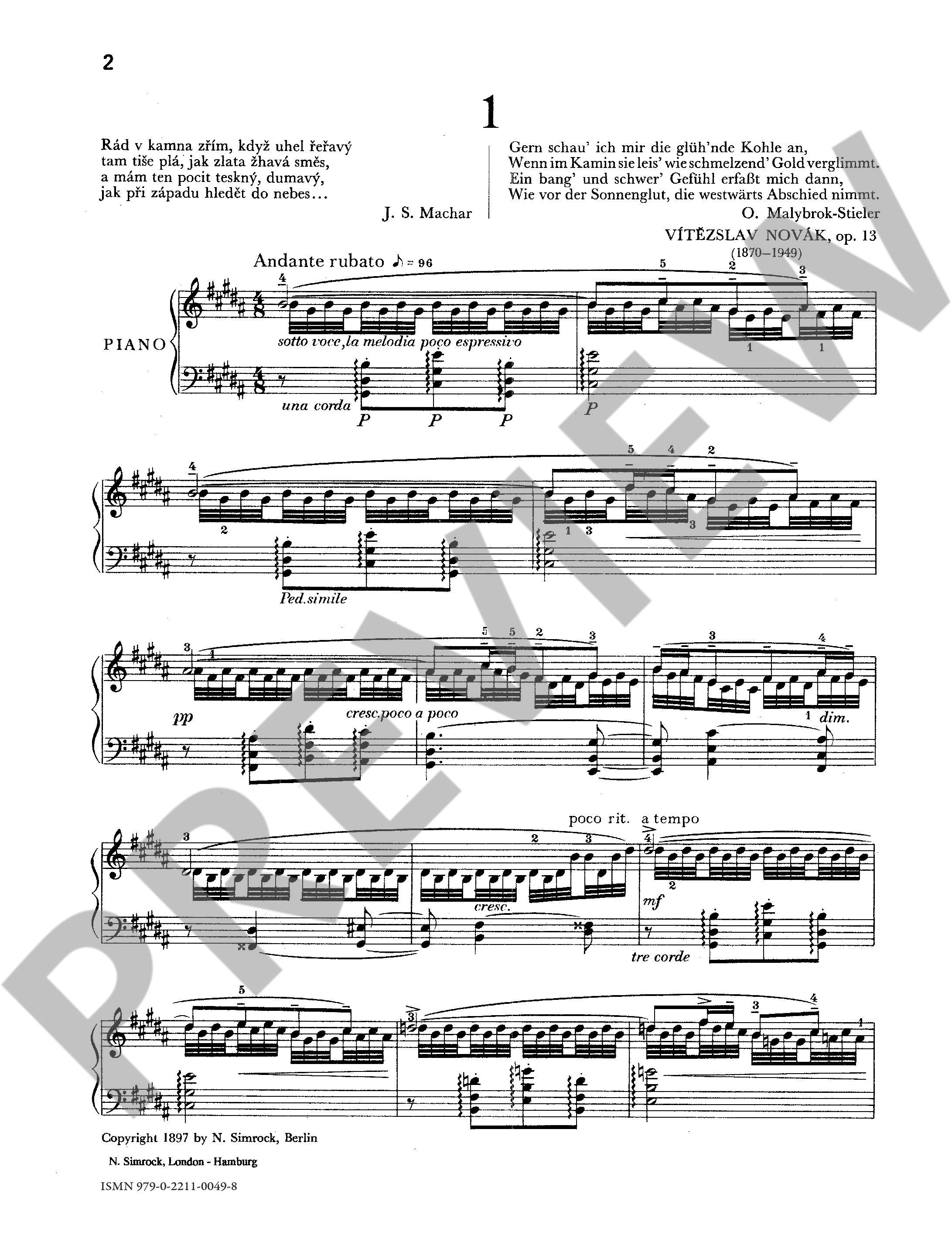 Anderes Coverbild In der Dämmerung op. 13 