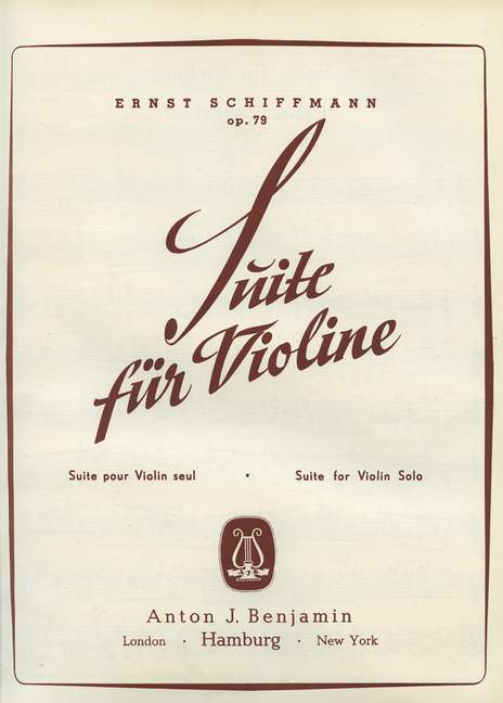 Vorderes Coverbild Suite op. 79 