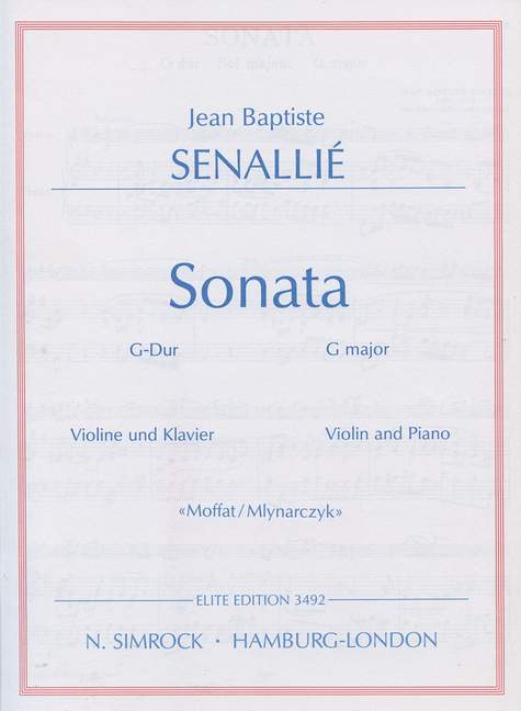 Vorderes Coverbild Sonate G-Dur 