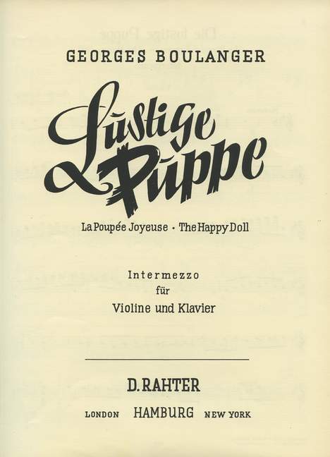 Vorderes Coverbild Lustige Puppe 