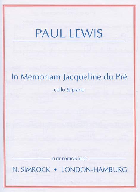 Vorderes Coverbild In Memoriam Jacqueline du Pré 