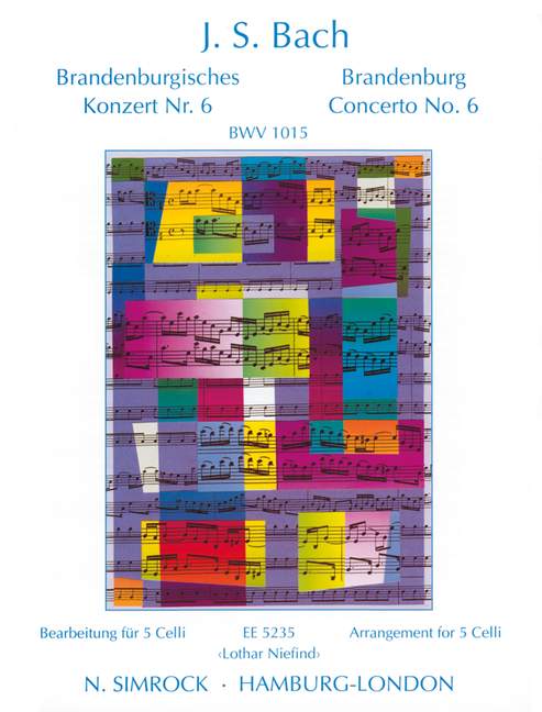 Vorderes Coverbild Brandenburgisches Konzert Nr. 6 BWV 1015 