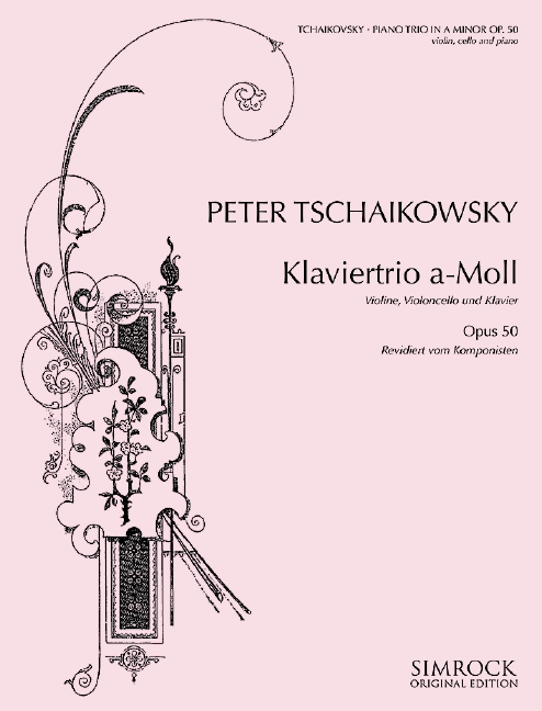 Vorderes Coverbild Klaviertrio a-Moll op. 50 