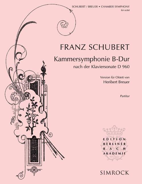 Vorderes Coverbild Kammersymphonie B-Dur 