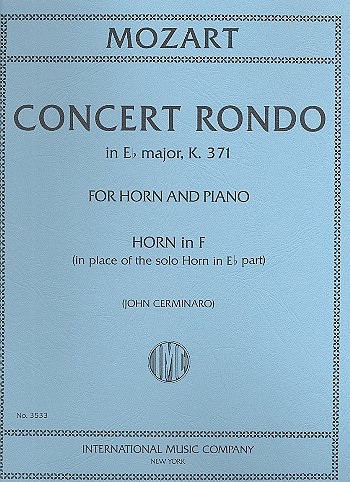 Vorderes Coverbild Concert Rondo in Eb major KV 371 