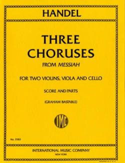 Vorderes Coverbild THREE CHORUSES FROM MESSIAH 