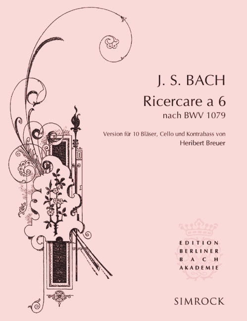 Vorderes Coverbild Ricercare a 6 BWV 1079 