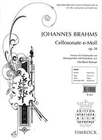 Vorderes Coverbild Cellosonate e-Moll op. 38 