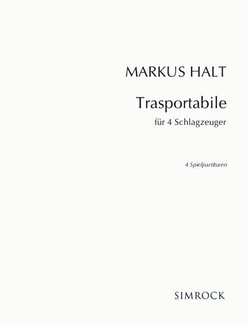 Vorderes Coverbild Trasportabile 