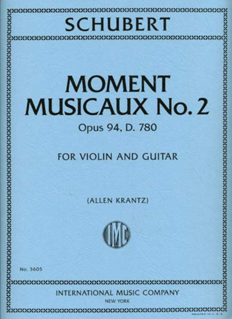 Vorderes Coverbild Moment Musicaux No.2 op.94 D780 