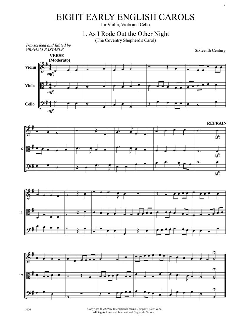 Anderes Coverbild Eight Early English Carols 