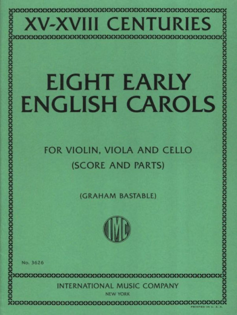Vorderes Coverbild Eight Early English Carols 