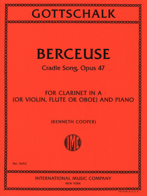 Vorderes Coverbild Berceuse op.47 