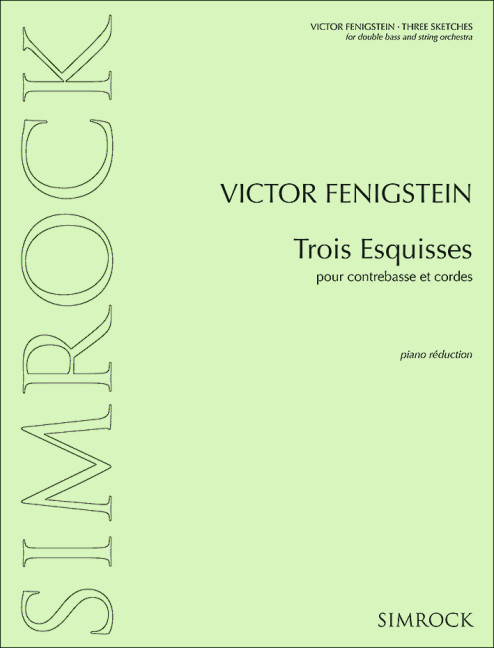 Vorderes Coverbild Trois Esquisses 