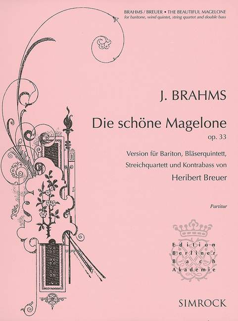 Vorderes Coverbild Die schöne Magelone op. 33 