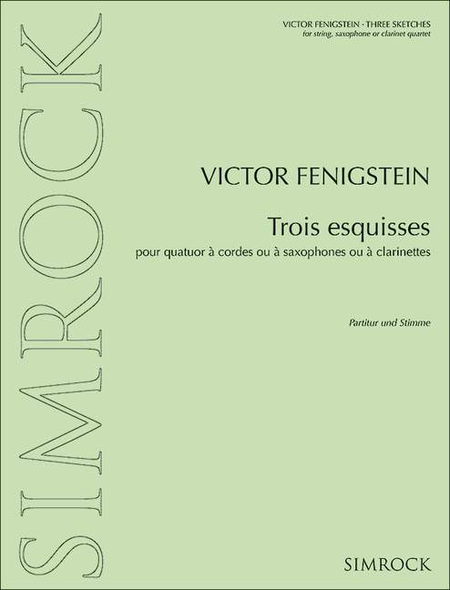 Vorderes Coverbild Trois esquisses 