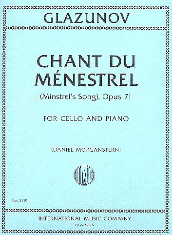 Vorderes Coverbild Chant du Menestral op. 71 