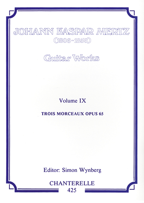 Vorderes Coverbild Trois Morceaux op. 65 9