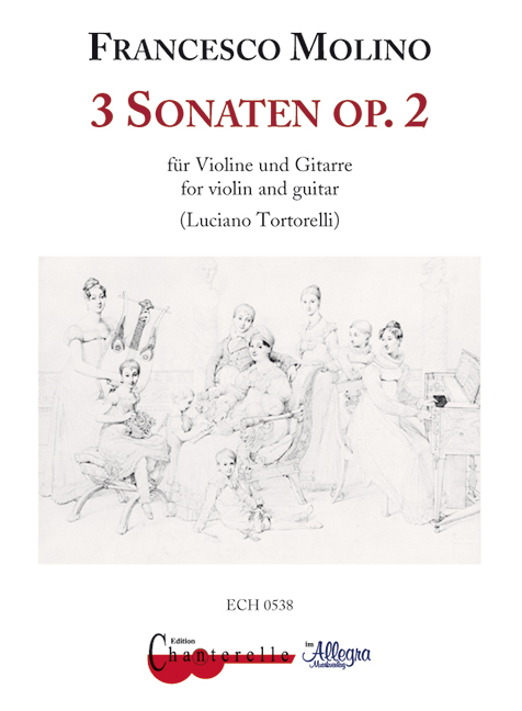 Vorderes Coverbild 3 Sonaten op. 2 