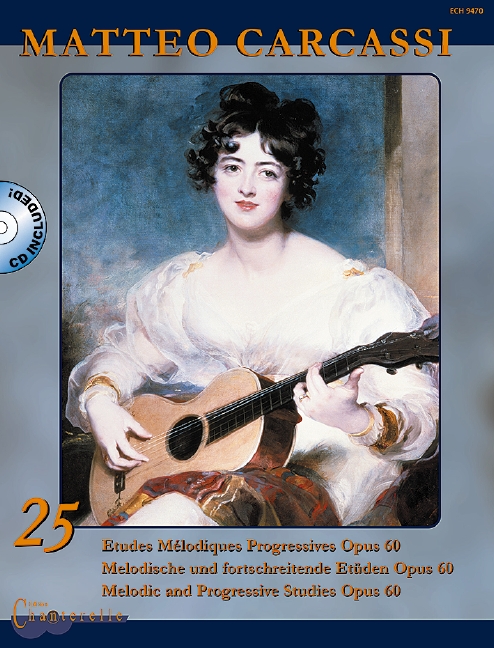 Vorderes Coverbild 25 Melodische und fortschreitende Etüden op. 60 