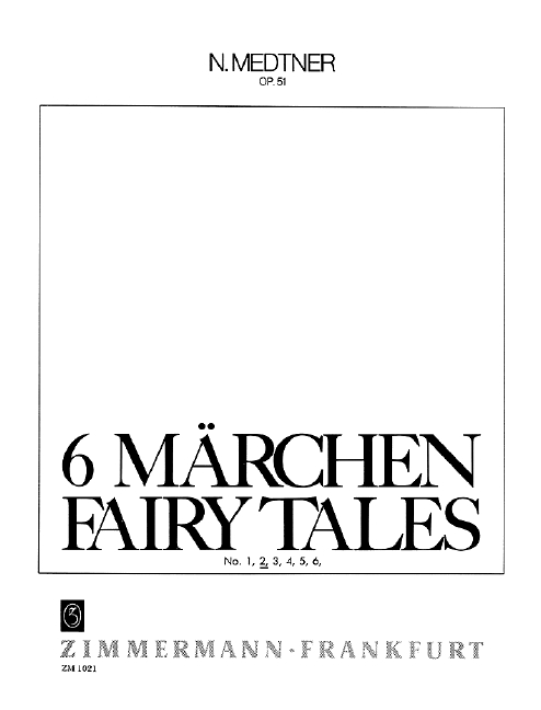 Vorderes Coverbild 6 Märchen op. 51/2 