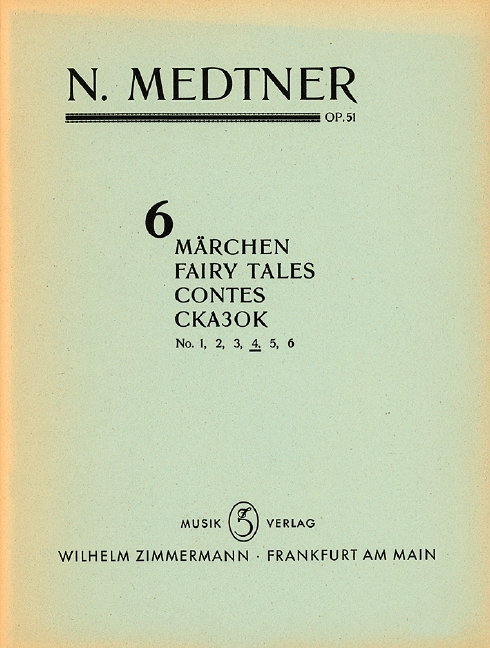 Vorderes Coverbild 6 Märchen op. 51/4 
