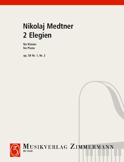 Vorderes Coverbild Zwei Elegien op. 59 