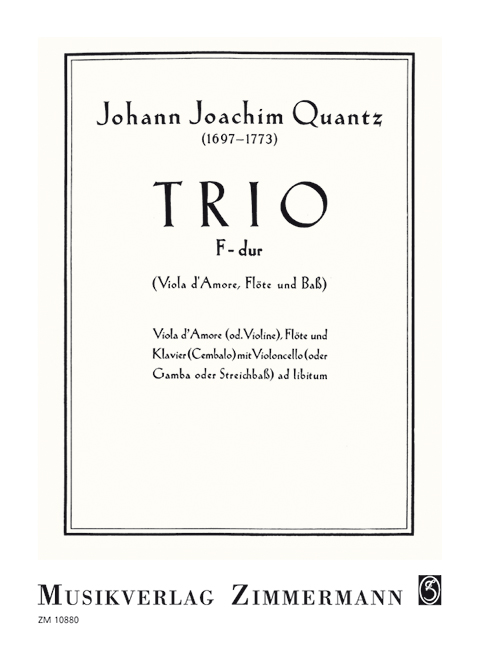 Vorderes Coverbild Trio F-Dur 