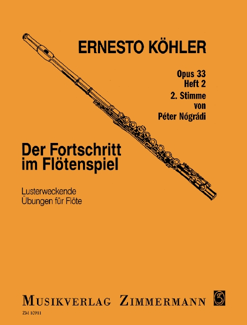 Vorderes Coverbild Der Fortschritt im Flötenspiel op. 33 Heft 2
