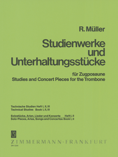 Vorderes Coverbild Studienwerke und Unterhaltungsstücke Heft 1