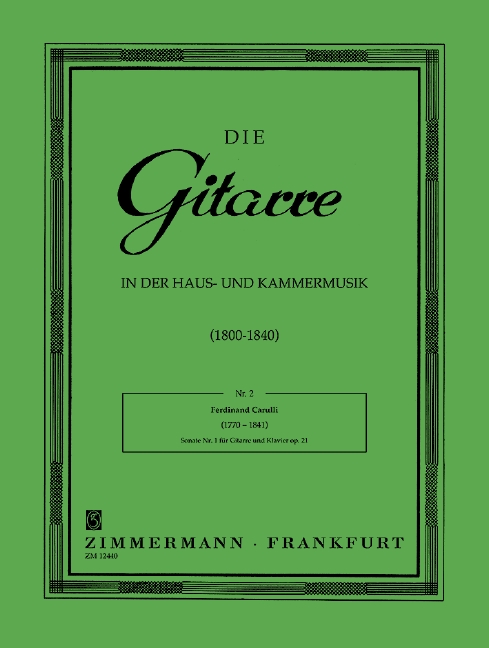 Vorderes Coverbild Sonate op. 21/ 1 Nr. 2