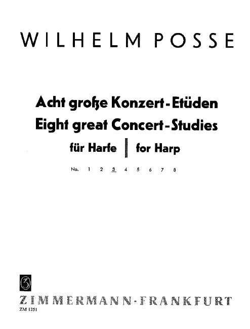 Vorderes Coverbild Acht große Konzert-Etüden 