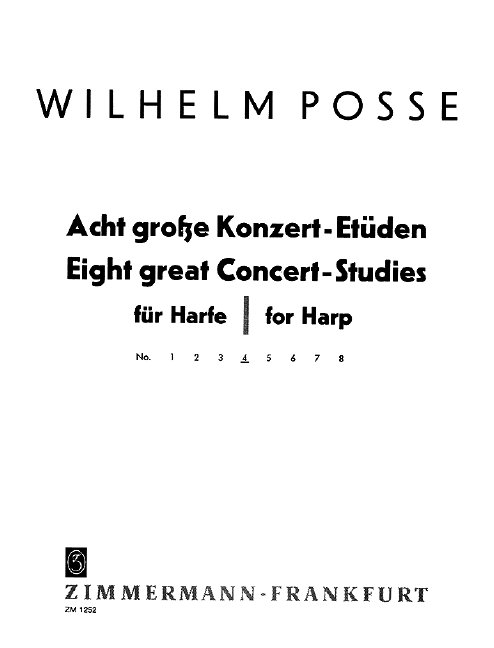 Vorderes Coverbild Acht große Konzert-Etüden 
