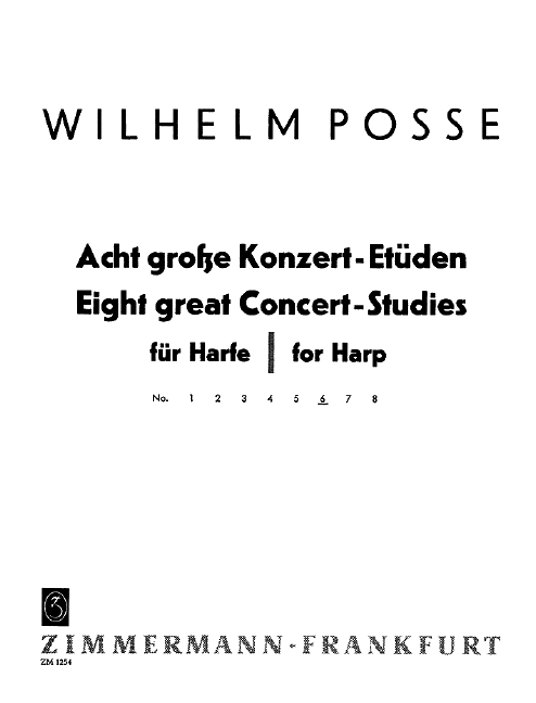 Vorderes Coverbild Acht große Konzert-Etüden 