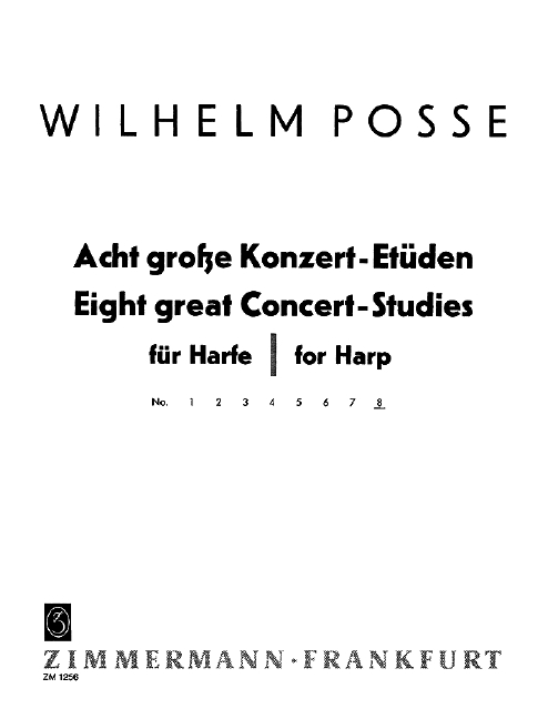 Vorderes Coverbild Acht große Konzert-Etüden 
