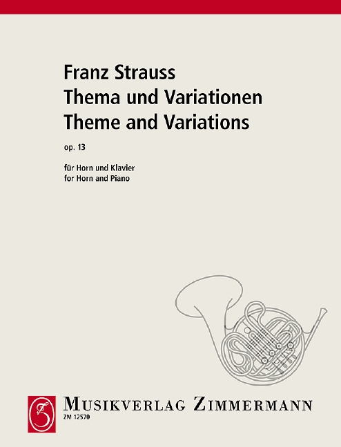 Vorderes Coverbild Thema und Variationen op. 13 