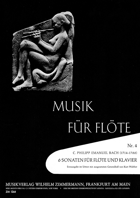 Vorderes Coverbild 6 Sonaten Wq 129 
