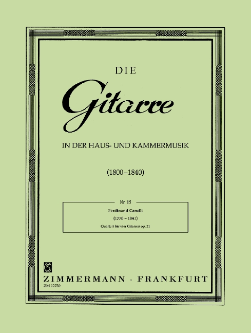 Vorderes Coverbild Quartett op. 21 Nr. 15