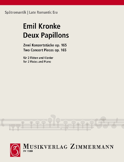 Vorderes Coverbild Deux Papillons op. 165 