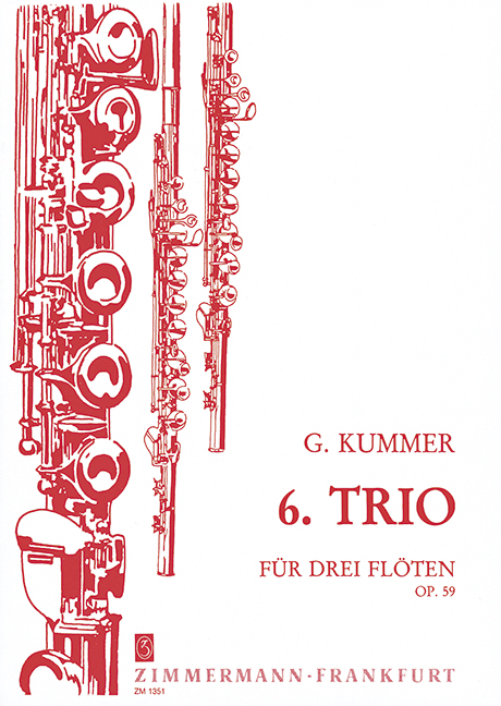 Vorderes Coverbild 6. Trio op. 59 