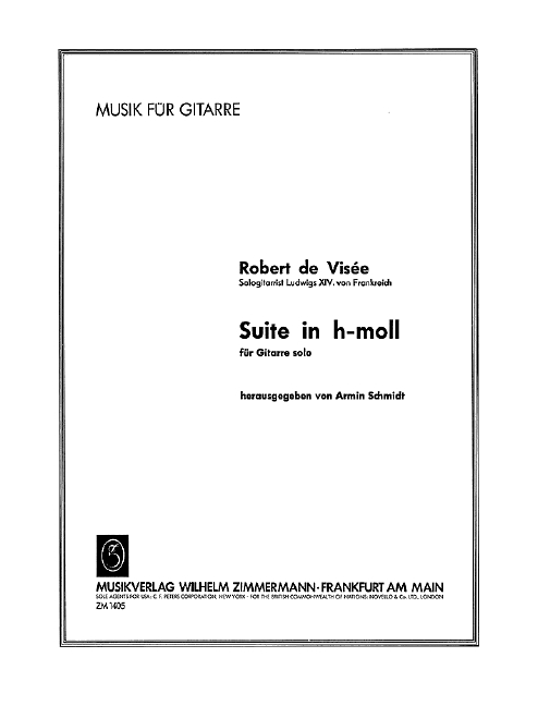 Vorderes Coverbild Suite h-Moll 