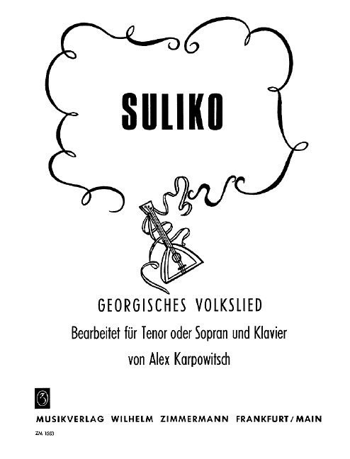 Vorderes Coverbild Suliko 
