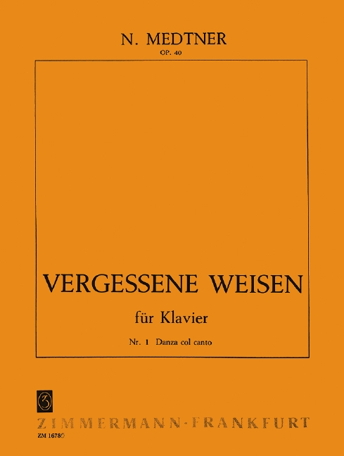 Vorderes Coverbild Vergessene Weisen op. 40 