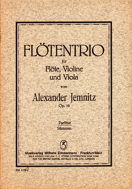 Vorderes Coverbild Flötentrio op. 19 