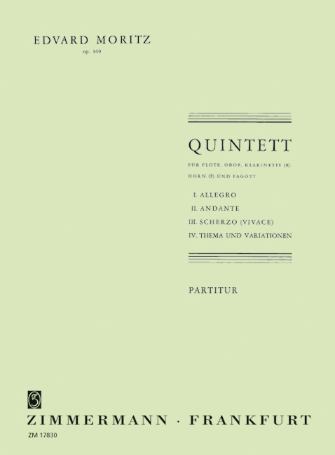 Vorderes Coverbild Quintett op. 169 