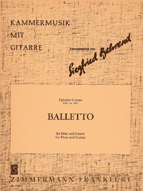 Vorderes Coverbild Balletto 