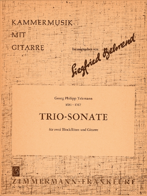 Vorderes Coverbild Trio-Sonate F-Dur 