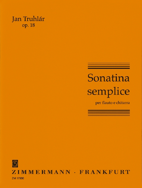 Vorderes Coverbild Sonatine semplice op. 18 