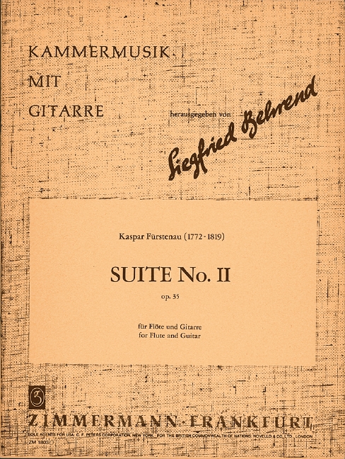 Vorderes Coverbild Suite No. II op. 35 